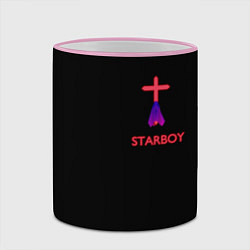 Кружка 3D STARBOY - The Weeknd, цвет: 3D-розовый кант — фото 2