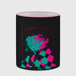 Кружка 3D Танджиро НЕОН, цвет: 3D-розовый кант — фото 2