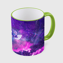 Кружка 3D Genshin Impact Кэ Цин, цвет: 3D-светло-зеленый кант