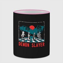 Кружка 3D Demon slayer, цвет: 3D-розовый кант — фото 2