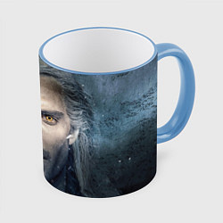 Кружка 3D THE WITCHER ГЕРАЛЬТ ИЗ РИВИИ, цвет: 3D-небесно-голубой кант