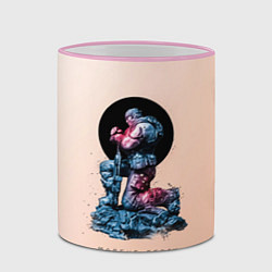 Кружка 3D Маркус, цвет: 3D-розовый кант — фото 2