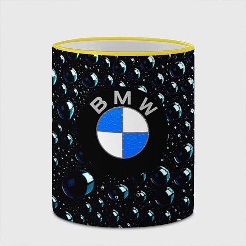 Кружка цветная BMW Collection Storm / 3D-Желтый кант – фото 2