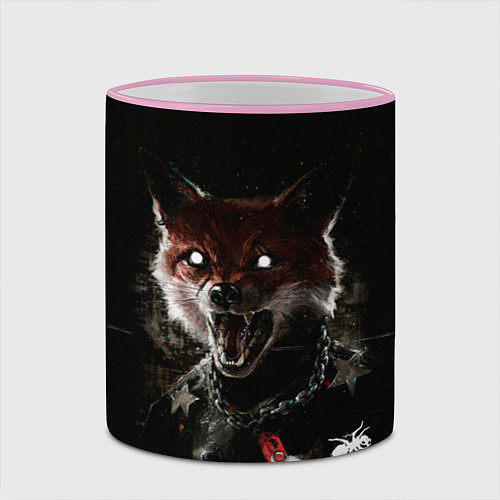 Кружка цветная Prodigy Fox / 3D-Розовый кант – фото 2