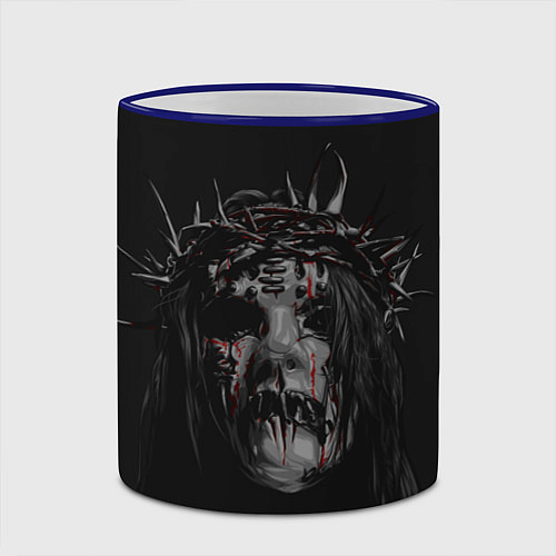 Кружка цветная Joey Jordison / 3D-Синий кант – фото 2