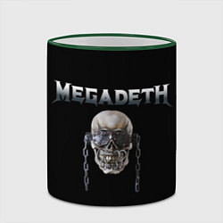 Кружка 3D Megadeth, цвет: 3D-зеленый кант — фото 2