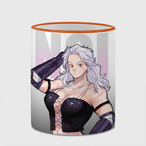 Кружка цветная Noi / 3D-Оранжевый кант – фото 2