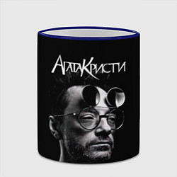 Кружка 3D Агата Кристи Глеб Самойлов, цвет: 3D-синий кант — фото 2
