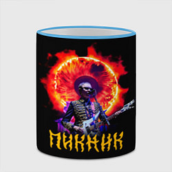 Кружка 3D Пикник Эдмунд Шклярский, цвет: 3D-небесно-голубой кант — фото 2