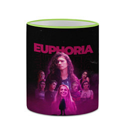 Кружка 3D Euphoria team, цвет: 3D-светло-зеленый кант — фото 2