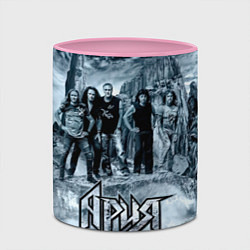 Кружка 3D Группа Ария, цвет: 3D-белый + розовый — фото 2