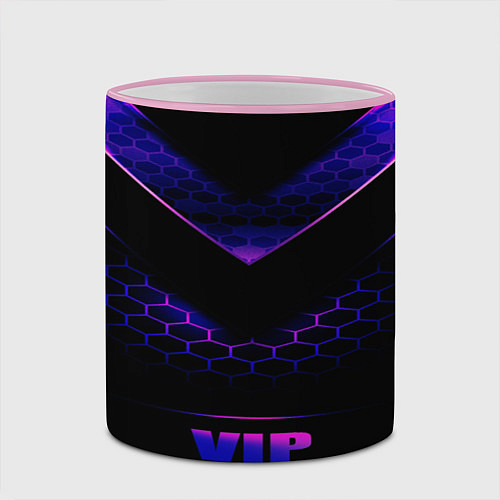 Кружка цветная ВИП ПЕРСОНА / 3D-Розовый кант – фото 2
