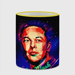 Кружка 3D ElonMuskА НА ВАС НЕТ, цвет: 3D-желтый кант — фото 2