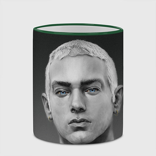 Кружка цветная EMINEM ЭМИНЕМ Z / 3D-Зеленый кант – фото 2