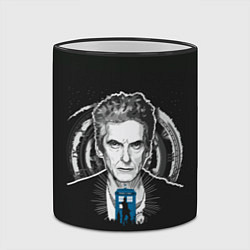Кружка 3D Питер Капальди, цвет: 3D-черный кант — фото 2
