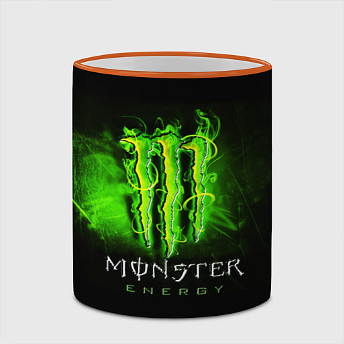 Кружка цветная MONSTER ENERGY NEON НЕОН / 3D-Оранжевый кант – фото 2