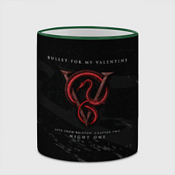 Кружка 3D Live From Brixton: Chapter Two - Bullet for My Val, цвет: 3D-зеленый кант — фото 2