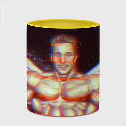 Кружка 3D Gachimuchi GYM, цвет: 3D-белый + желтый — фото 2