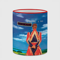 Кружка 3D Earthling - David Bowie, цвет: 3D-красный кант — фото 2