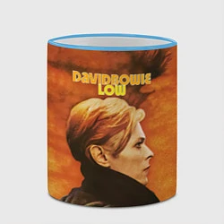 Кружка 3D Low - David Bowie, цвет: 3D-небесно-голубой кант — фото 2