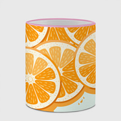 Кружка 3D АПЕЛЬСИН ORANGE, цвет: 3D-розовый кант — фото 2