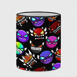 Кружка 3D Geometry Dash: Demons Squad, цвет: 3D-черный кант — фото 2