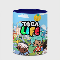 Кружка 3D Toca Life, цвет: 3D-белый + синий — фото 2