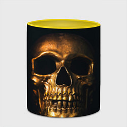 Кружка 3D Gold Skull, цвет: 3D-белый + желтый — фото 2