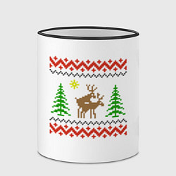 Кружка 3D Олени sexy, цвет: 3D-черный кант — фото 2