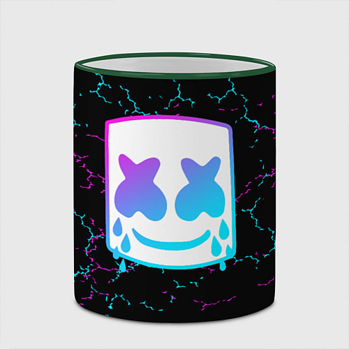 Кружка цветная MARSHMELLO NEON МАРШМЕЛЛО НЕОН / 3D-Зеленый кант – фото 2