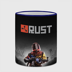Кружка 3D Работяга из Раста, цвет: 3D-синий кант — фото 2