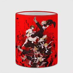 Кружка 3D Токийские мстители Главные герои в кровавом водоро, цвет: 3D-красный кант — фото 2