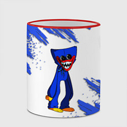 Кружка 3D Huggy Wuggy, цвет: 3D-красный кант — фото 2