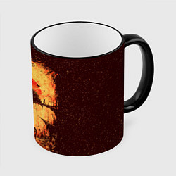 Кружка 3D K aЛюбимый Моровинд, цвет: 3D-черный кант