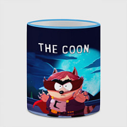 Кружка 3D The Coon - Енот Южный Парк, цвет: 3D-небесно-голубой кант — фото 2