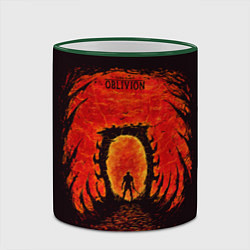 Кружка 3D Ворота в Обливион, цвет: 3D-зеленый кант — фото 2