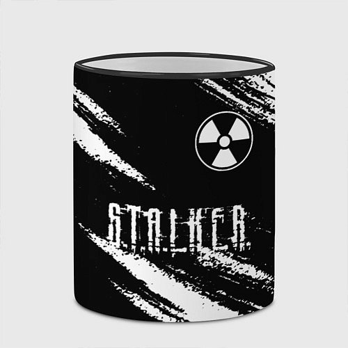 Кружка цветная S T A L K E R 2: Тени Чернобыля / 3D-Черный кант – фото 2