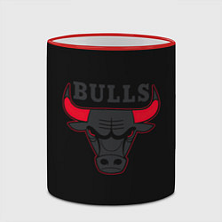 Кружка 3D CHICAGO BULLS ЧИКАГО БУЛЛС ЯРОСТЬ БЫКА, цвет: 3D-красный кант — фото 2