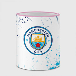 Кружка 3D Manchester City - Футбольный клуб, цвет: 3D-розовый кант — фото 2