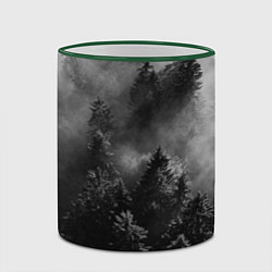 Кружка 3D МРАЧНЫЙ ЛЕС FOREST, цвет: 3D-зеленый кант — фото 2