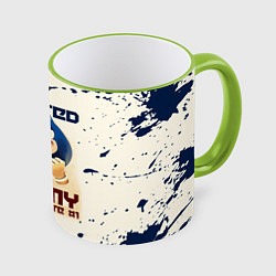 Кружка 3D SONIC WANTED СОНИК, цвет: 3D-светло-зеленый кант
