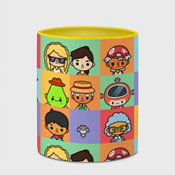 Кружка 3D TOCA BOCA WORLD HERO, цвет: 3D-белый + желтый — фото 2