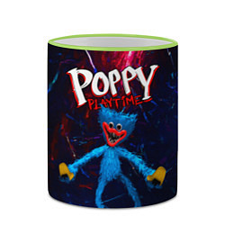 Кружка 3D Poppy Playtime, цвет: 3D-светло-зеленый кант — фото 2