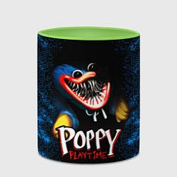 Кружка 3D Poppy Playtime, цвет: 3D-белый + светло-зеленый — фото 2