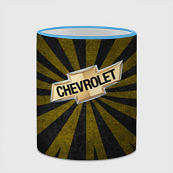 Кружка 3D Chevrolet Big Logo, цвет: 3D-небесно-голубой кант — фото 2