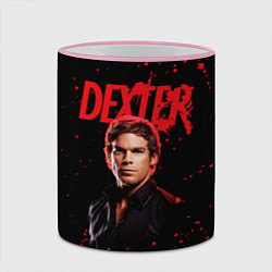 Кружка 3D Dexter Декстер, цвет: 3D-розовый кант — фото 2