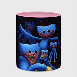 Кружка 3D Huggy Wuggy: Players, цвет: 3D-белый + розовый — фото 2