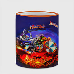 Кружка 3D Painkiller - Judas Priest, цвет: 3D-оранжевый кант — фото 2