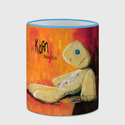Кружка 3D Issues - Korn, цвет: 3D-небесно-голубой кант — фото 2