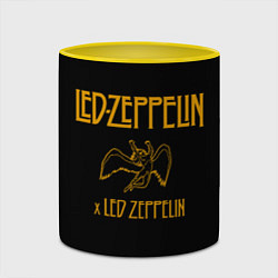 Кружка 3D Led Zeppelin x Led Zeppelin, цвет: 3D-белый + желтый — фото 2